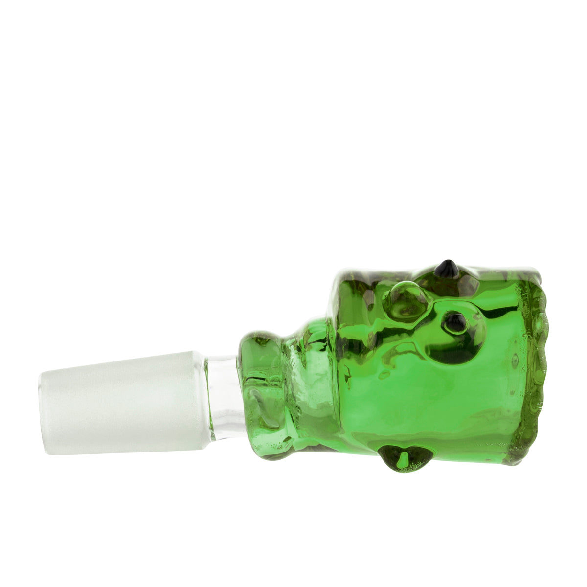 Novelty | Cartoon Face Bowl | 14mm - Green Glass Bowl Biohazard Inc   