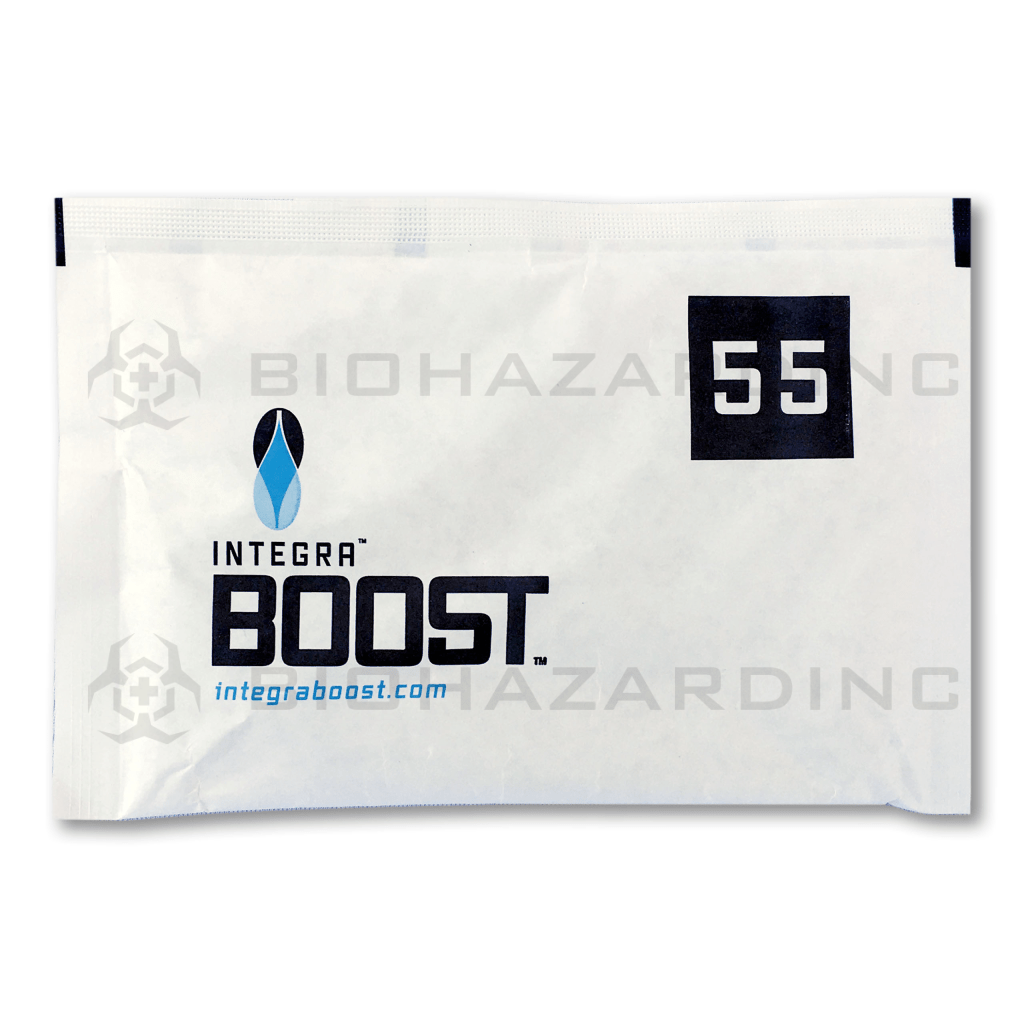 INTEGRA™ | BOOST 'Retail Display' Large Humidity Packs | 67 Grams - 55% - 12 Count Humidity Pack Integra   