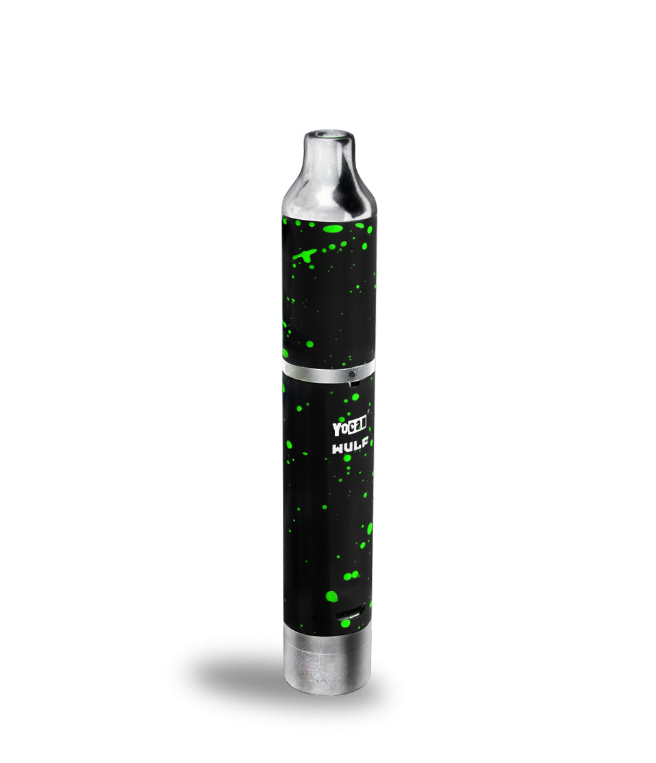 Yocan x Wulf Vape Pen | Evolve Plus Rechargeable Vaporizer in Various Colors | 1100mAh Vape Pen Biohazard Inc Black - Green Spatter  