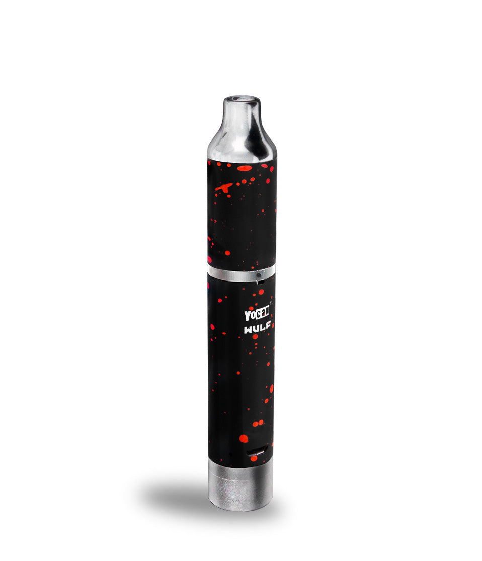 Yocan x Wulf Vape Pen | Evolve Plus Rechargeable Vaporizer in Various Colors | 1100mAh Vape Pen Biohazard Inc Black - Red Spatter  