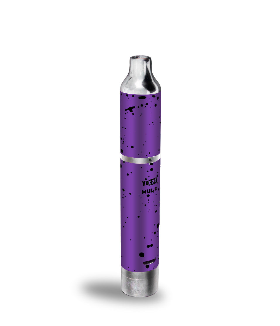 Yocan x Wulf Vape Pen | Evolve Plus Rechargeable Vaporizer in Various Colors | 1100mAh Vape Pen Biohazard Inc Purple - Black Spatter  