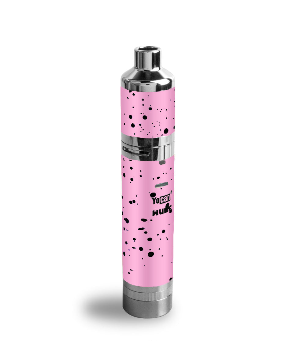 Youcan x Wulf Vape Pen | Evolve Plus XL Rechargeable Vaporizer in Various Colors | 1400mAh Vape Pen Yocan Pink - Black Spatter