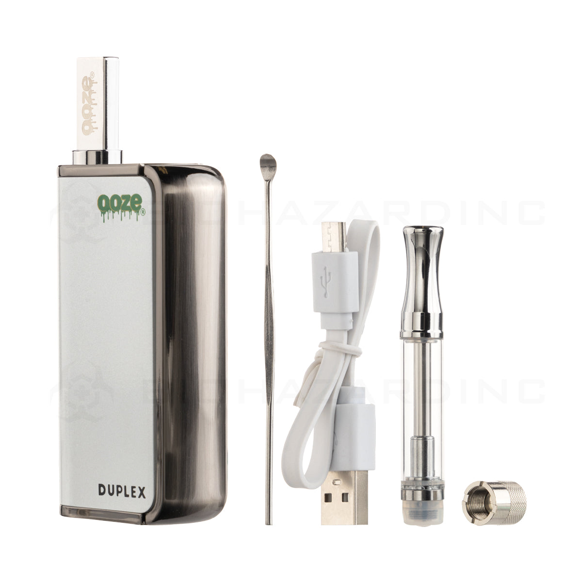 Ooze Duplex Dual Extract Vaporizer | White Vaporizer Ooze