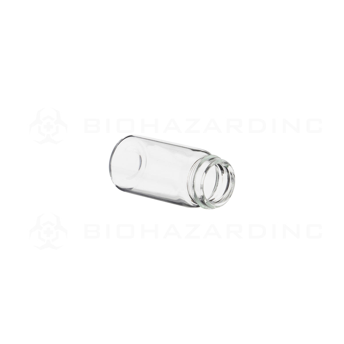 Glass Vial | Clear Glass Vial | 24mm - 5 Dram - 144 Count Glass Vial Biohazard Inc   