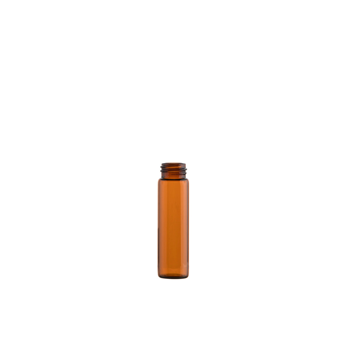 Glass Vial | Amber Glass Vial | 15mm - 2 Dram - 371 Count Glass Vial Biohazard Inc   