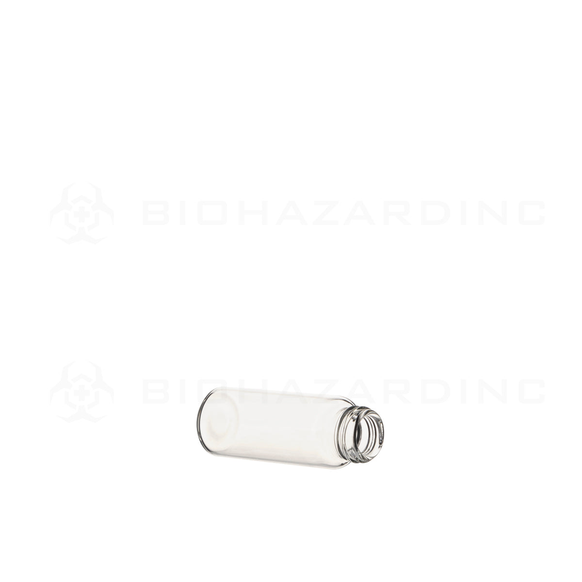 Glass Vial | Concentrate Container 50mm Tall | 15mm - 2 Dram - 298 Count Glass Vial Biohazard Inc   