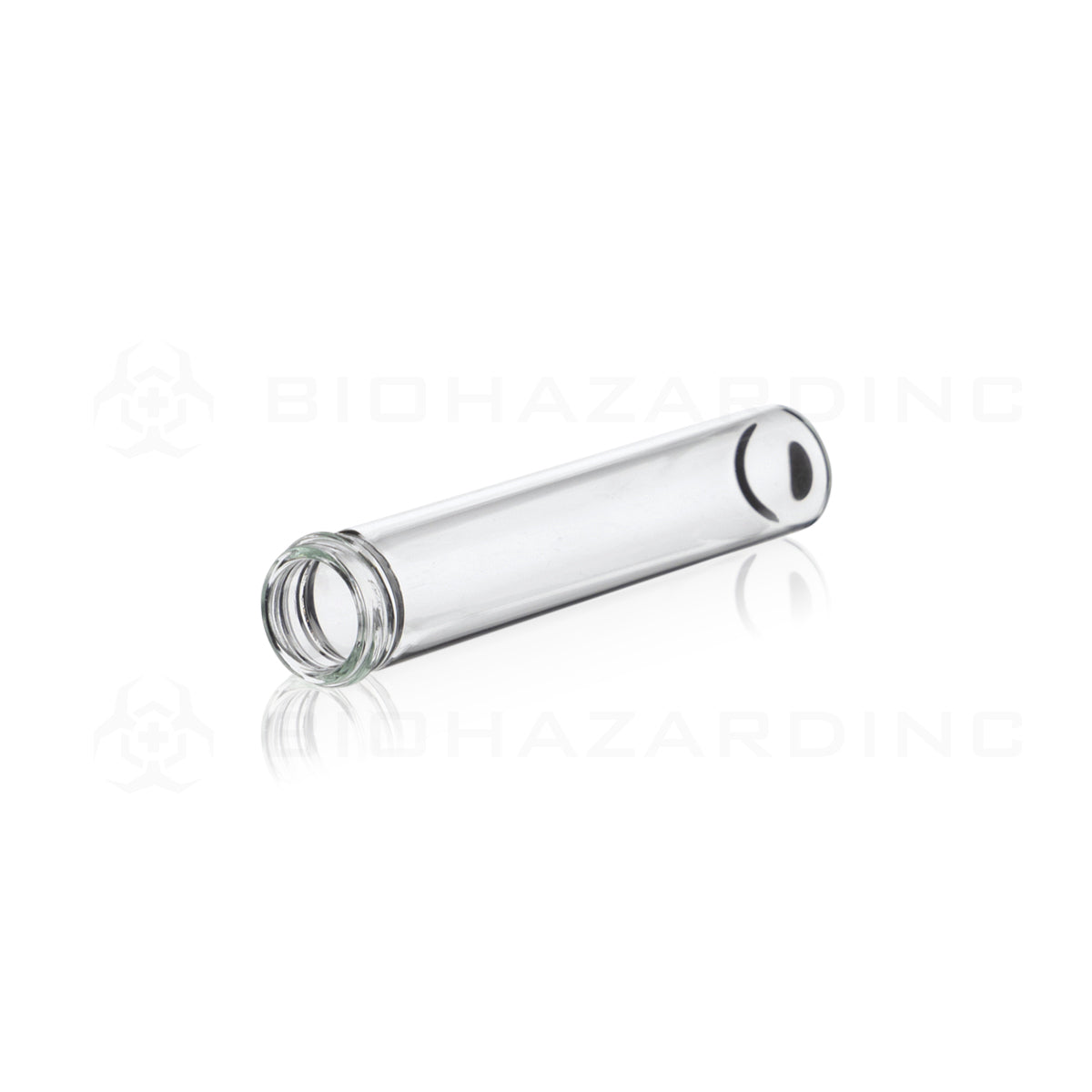 Glass Vial | Clear Glass Blunt Pre-Roll Tube | 22mm - 110mm - 144 Count  Biohazard Inc   