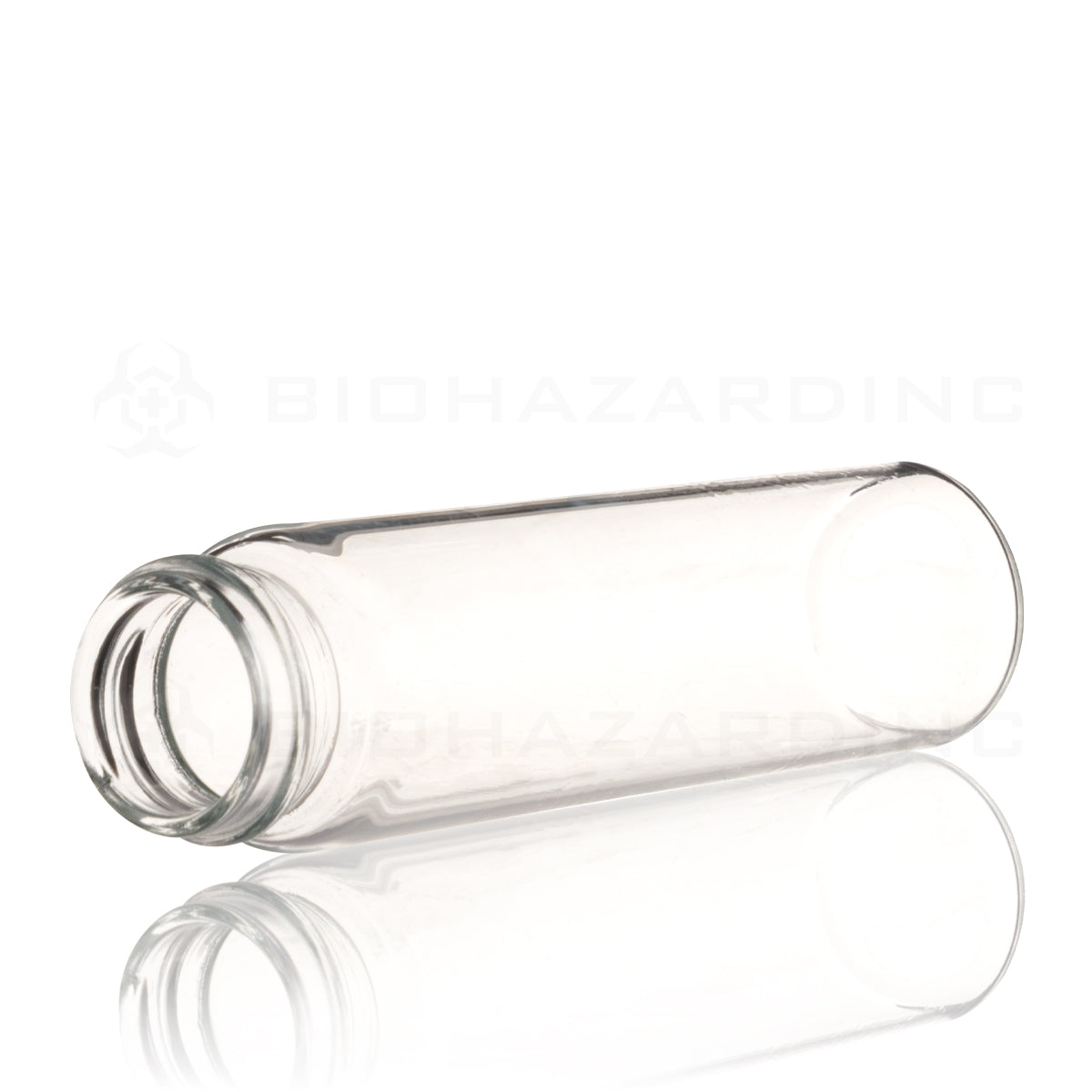 Glass Vial | Clear Glass Pre-Roll Tube | 22mm - 95mm - 169 Count Glass Vial Biohazard Inc   