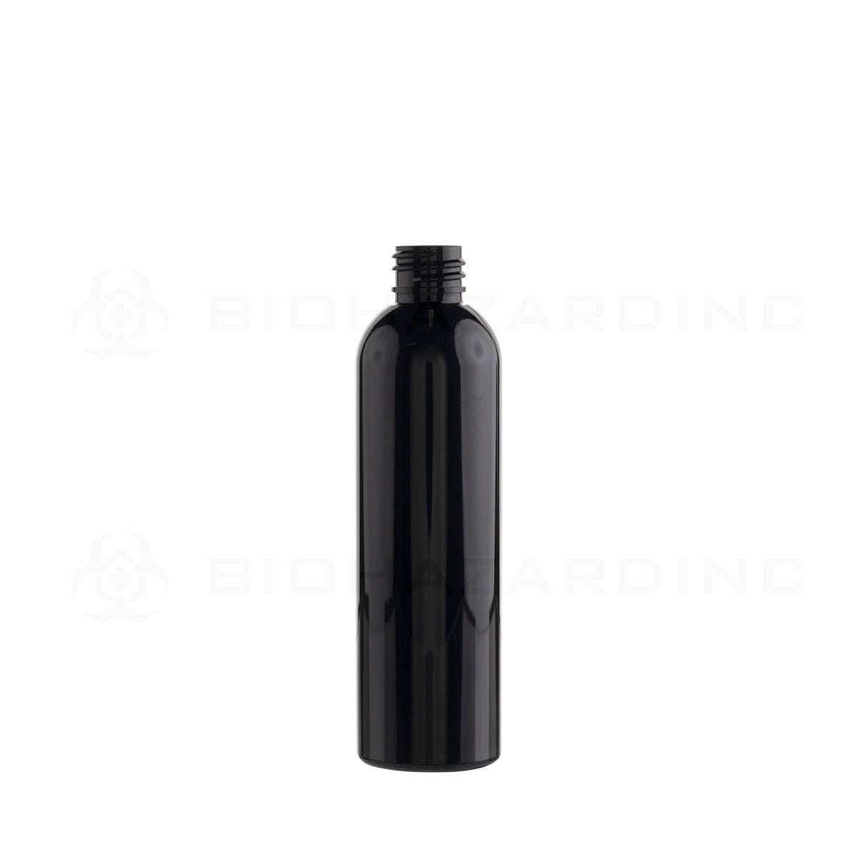 Plastic Bottle | PLASTIC BOTTLE | 4oz - Opaque Black - 465 Count Biohazard Inc
