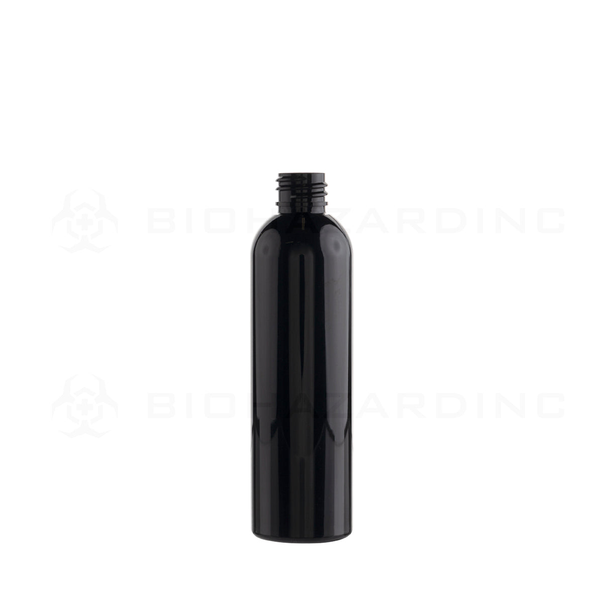 Plastic Bottle | PLASTIC BOTTLE | 4oz - Opaque Black - 465 Count  Biohazard Inc   