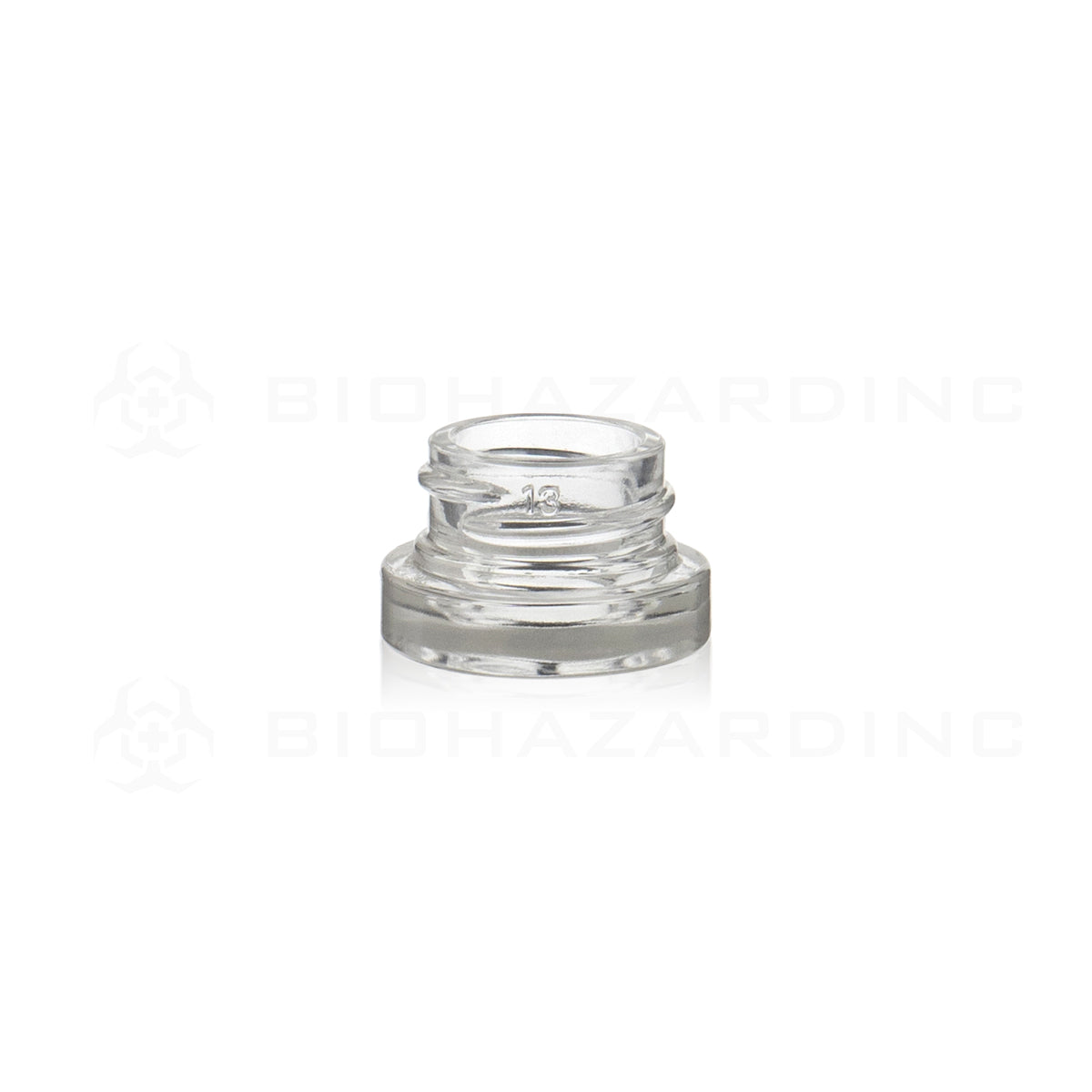 Concentrate Containers | Glass Concentrate Jars - Clear | 28mm - 5mL - 126 Count Concentrate Container Biohazard Inc   
