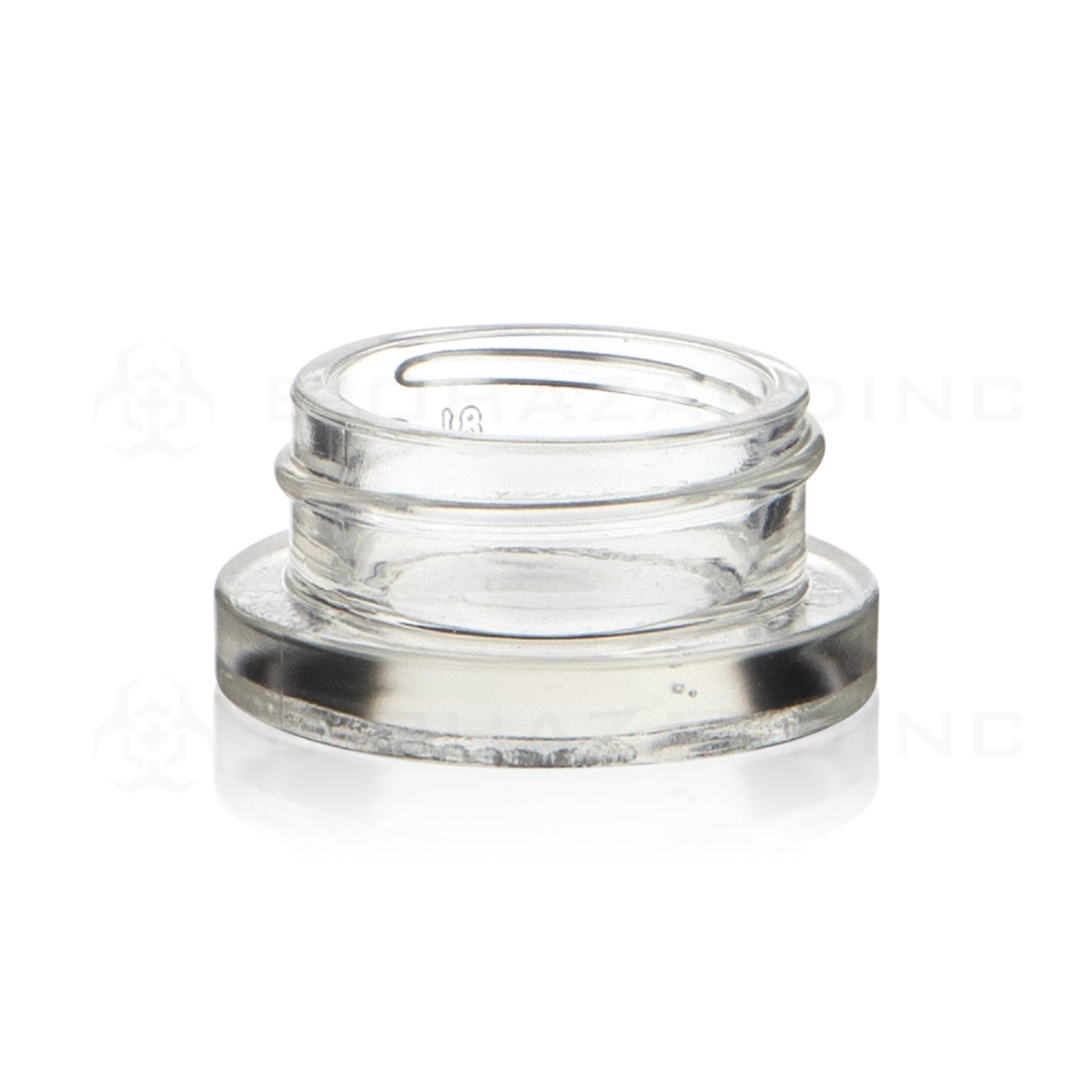Concentrate Containers | Glass Concentrate Jars - Clear | 38mm - 9mL - 80 Count Concentrate Container Biohazard Inc   