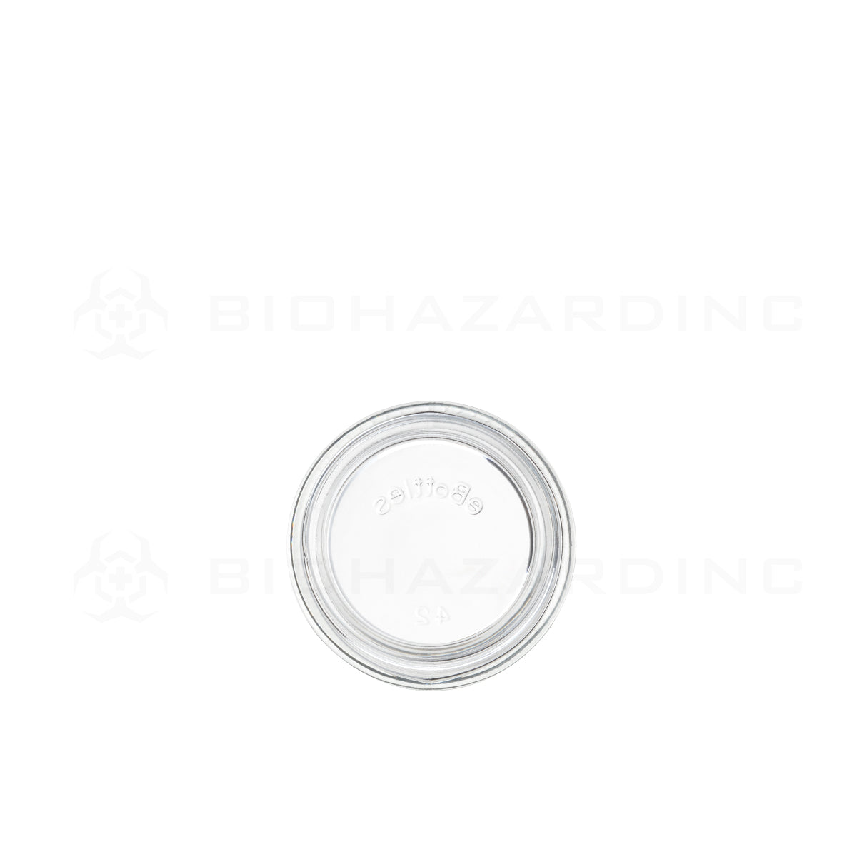 Glass Jars | Straight Sided Heavy Wall Glass Jar - Clear | 53mm - 2.5oz - 32 Count  Biohazard Inc   