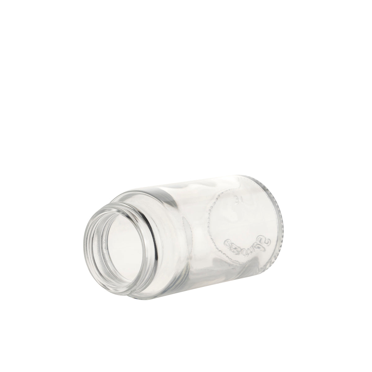 Glass Jar | Straight Side Glass Bottle for Pre-Rolls | 38mm - 2oz - 180 CT Glass Jar Biohazard Inc