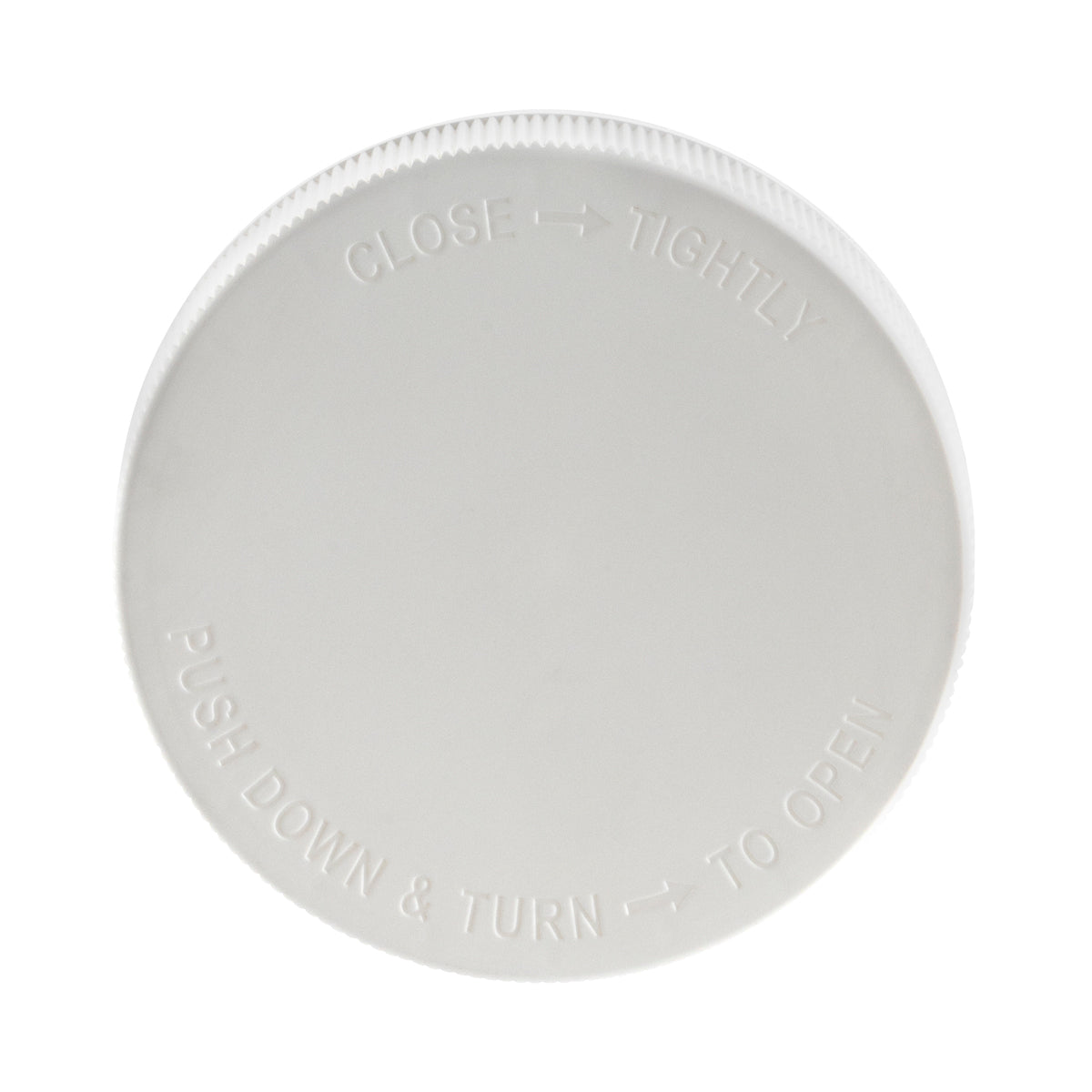 Plastic Cap | Plastic Cap | 89mm - Gloss White Cap Biohazard Inc
