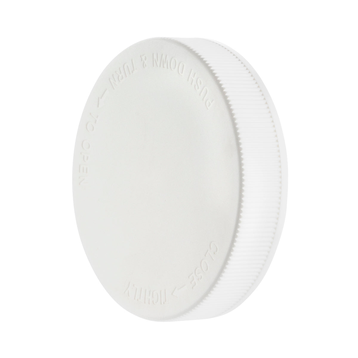 Plastic Cap | Plastic Cap | 89mm - Gloss White Cap Biohazard Inc