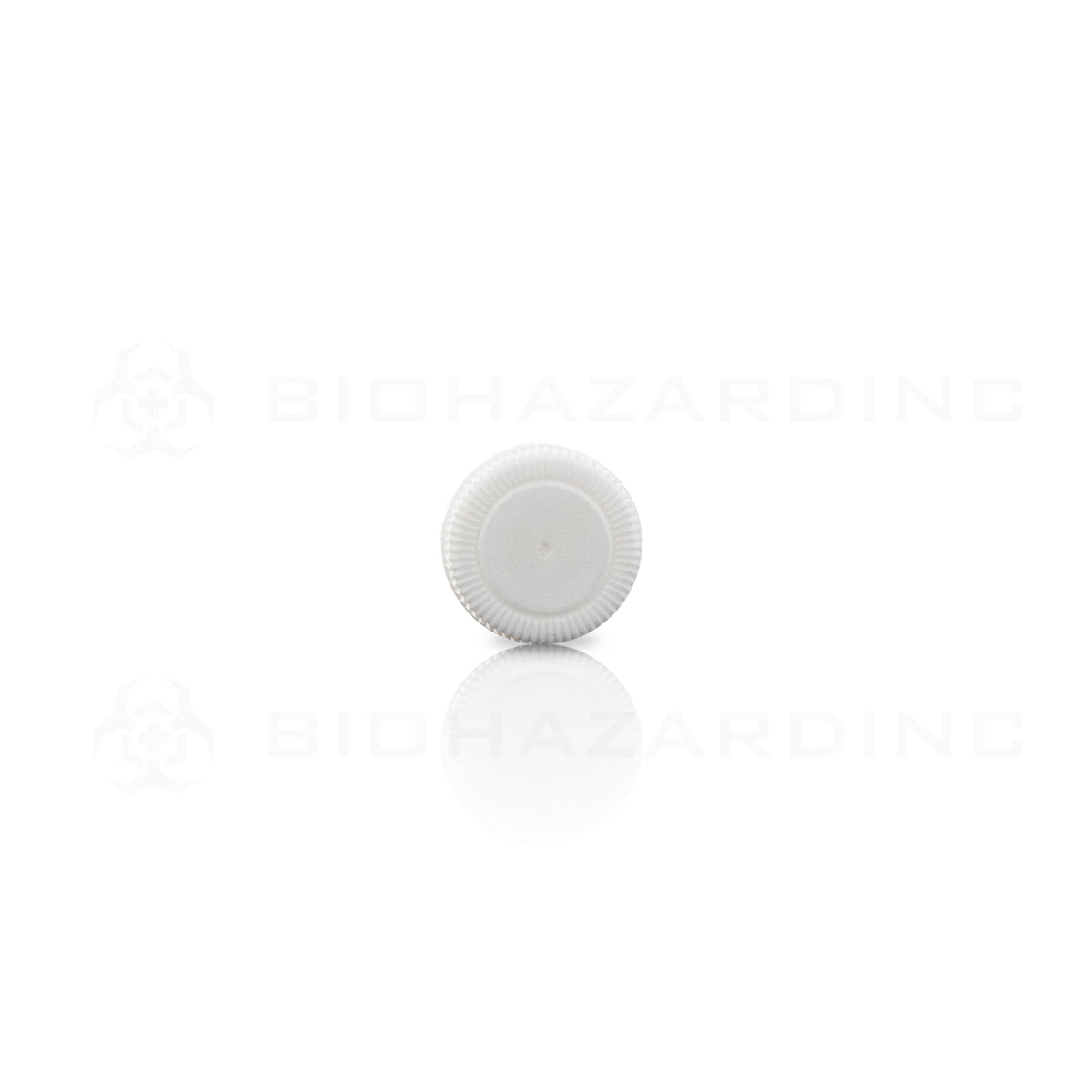 Plastic Cap | Polypropylene Plastic Caps | 13mm - White - 144 Count Cap Biohazard Inc