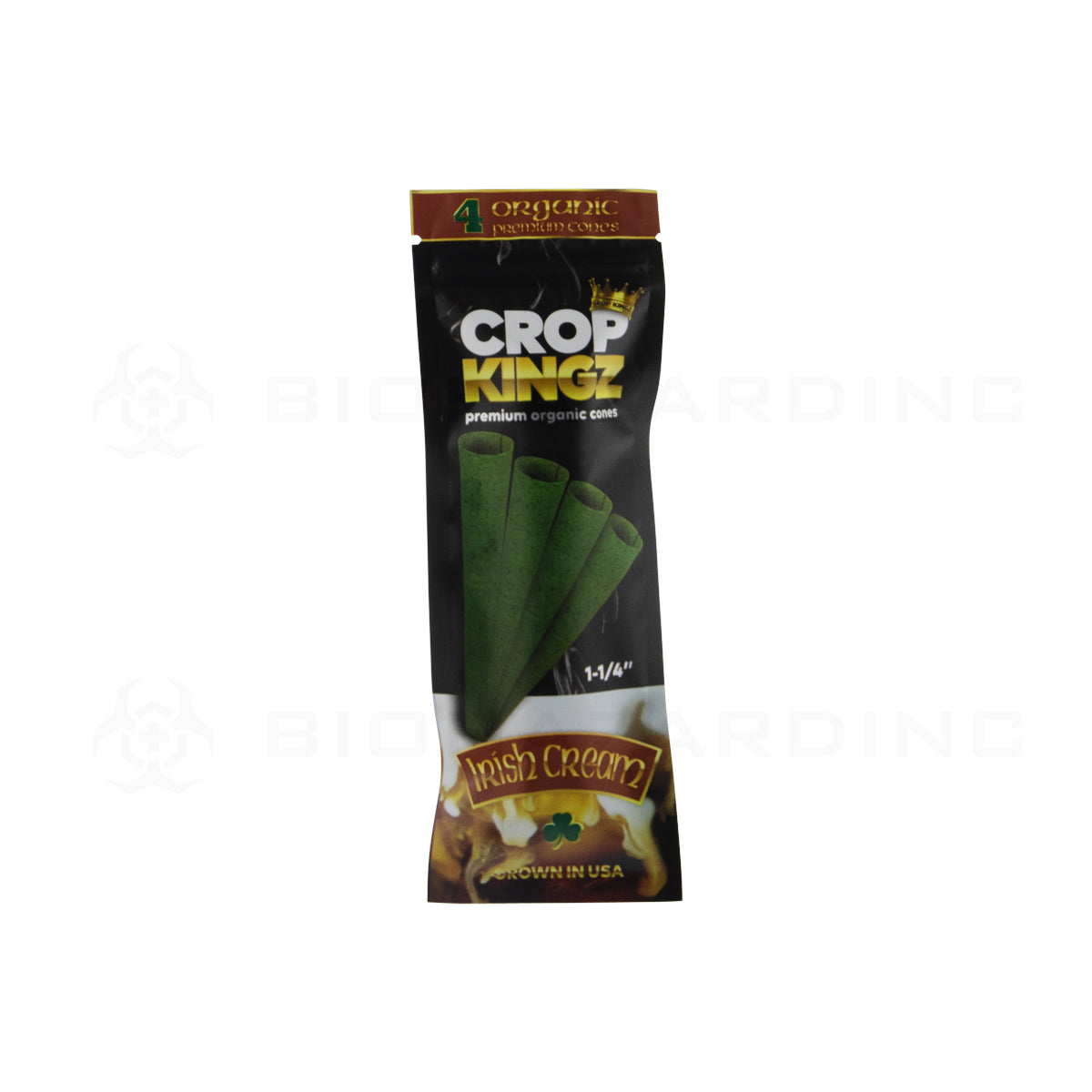 Crop Kingz | Organic Premium Pre-Rolled Cones 1¼ Size | 78mm - 10 Count - Various Flavors Pre-Rolled Cones Crop Kingz
