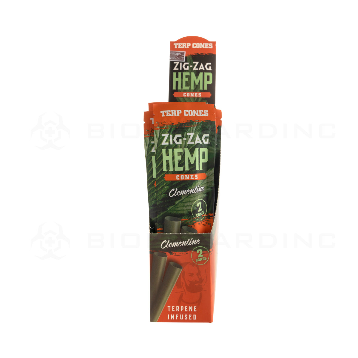 Zig-Zag® | Terp Cones 2-Pack | Clementine - 15 Count Pre-Rolled Cones Zig Zag