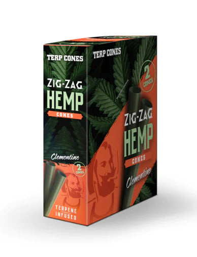 Zig-Zag® | Terp Cones 2-Pack | Clementine - 15 Count Pre-Rolled Cones Zig Zag