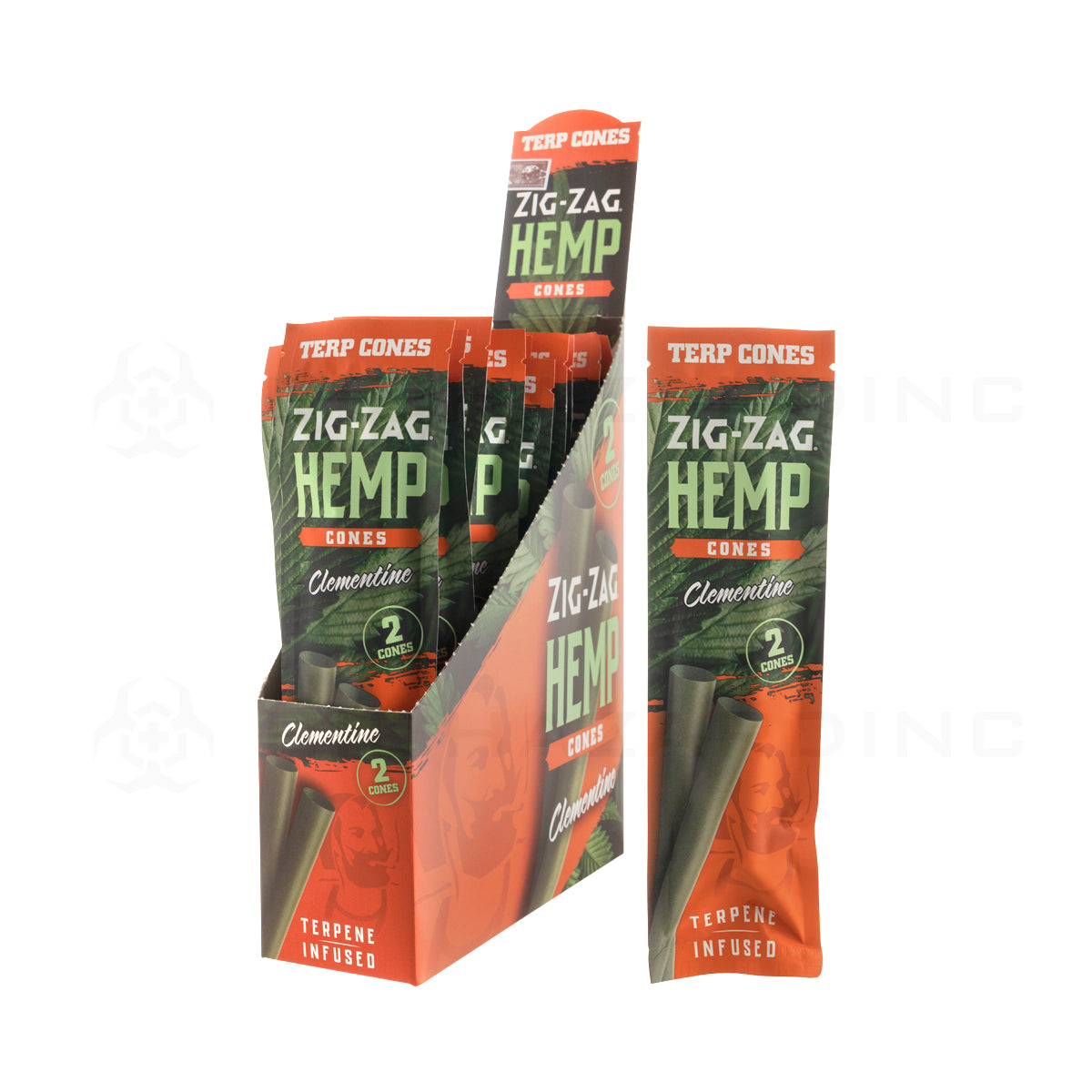 Zig-Zag® | Terp Cones 2-Pack | Clementine - 15 Count Pre-Rolled Cones Zig Zag