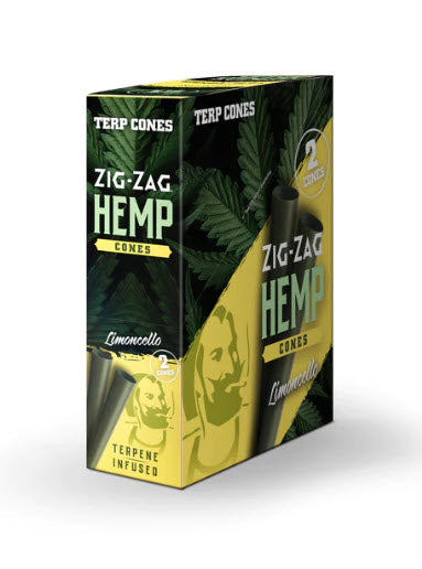 Zig-Zag® | Terp Cones 2-Pack | Limoncello - 15 Count Pre-Rolled Cones Zig Zag