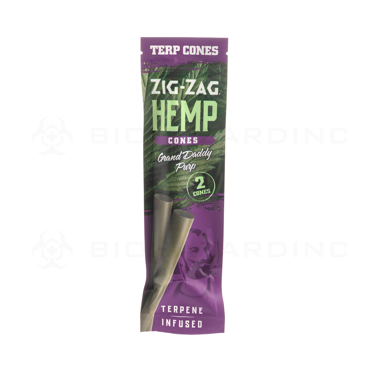 Zig-Zag® | Terp Cones 2-Pack | Grand Daddy Purp - 15 Count Pre-Rolled Cones Zig Zag