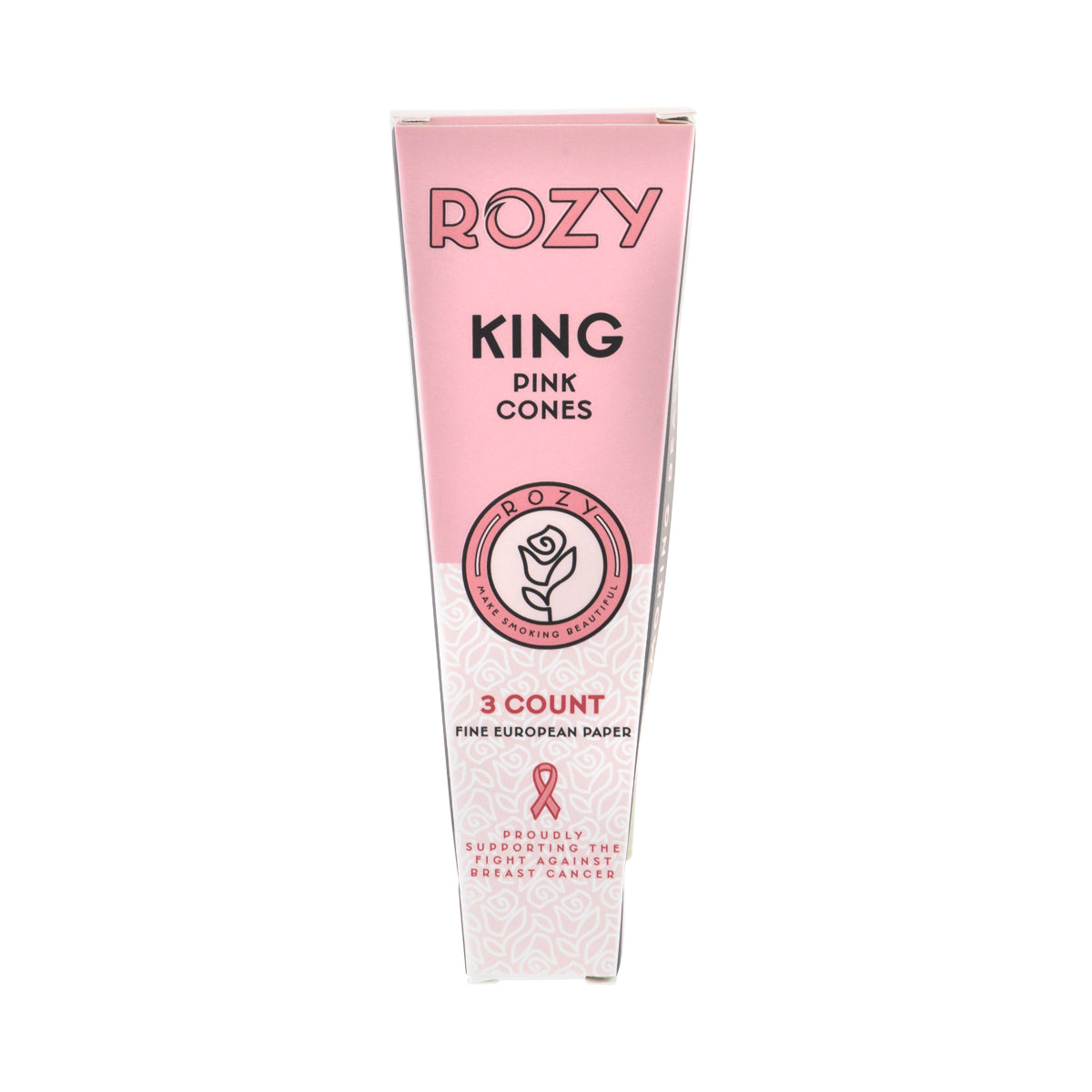 Rozy Pink | Pre-Rolled Cones King Size 3-Pack | 109mm - Pink - 24 Count Pre-Rolled Cones Rozy