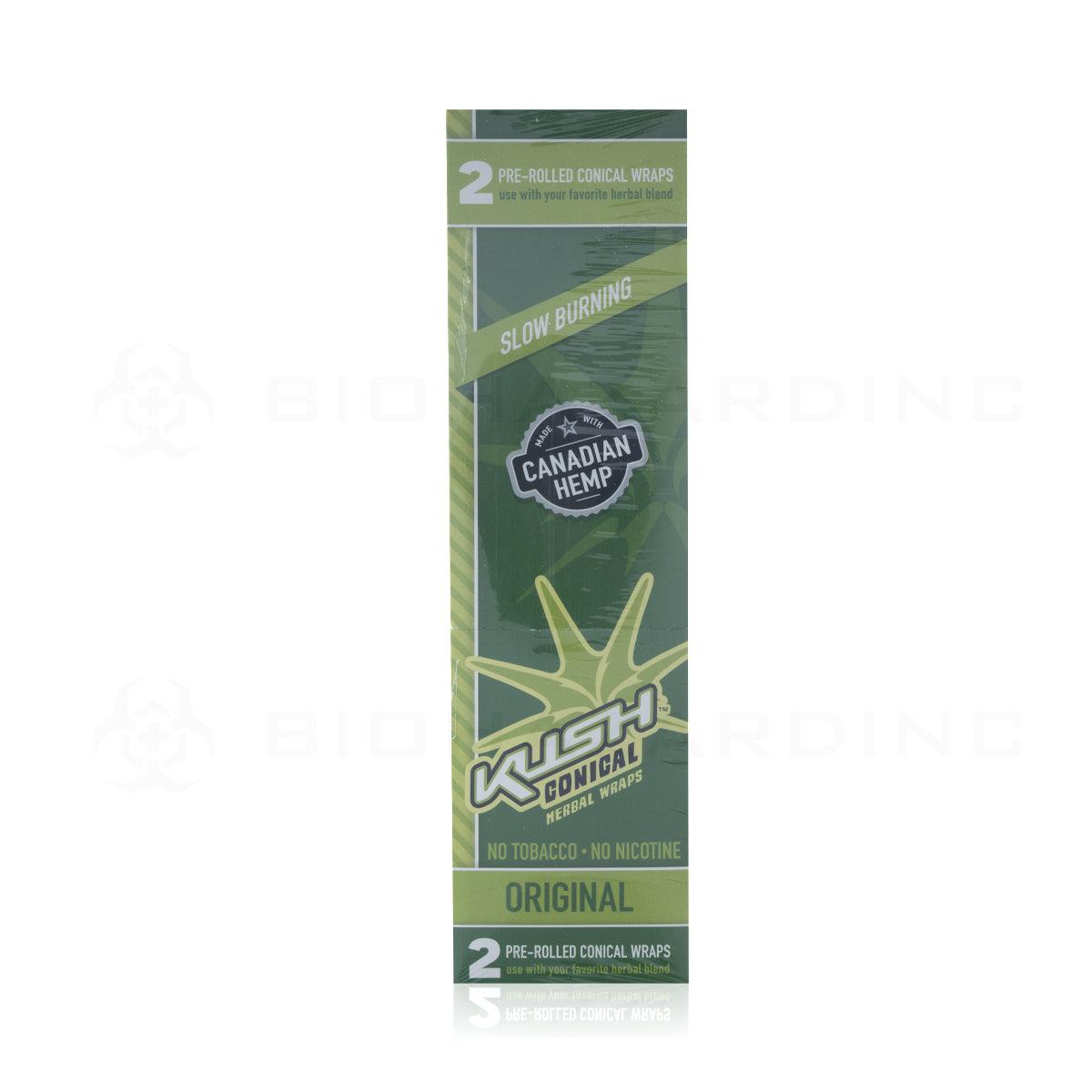 KUSH® | Conical Herbal Wraps | Various Flavors - 15 Count Hemp Wraps Kush Original