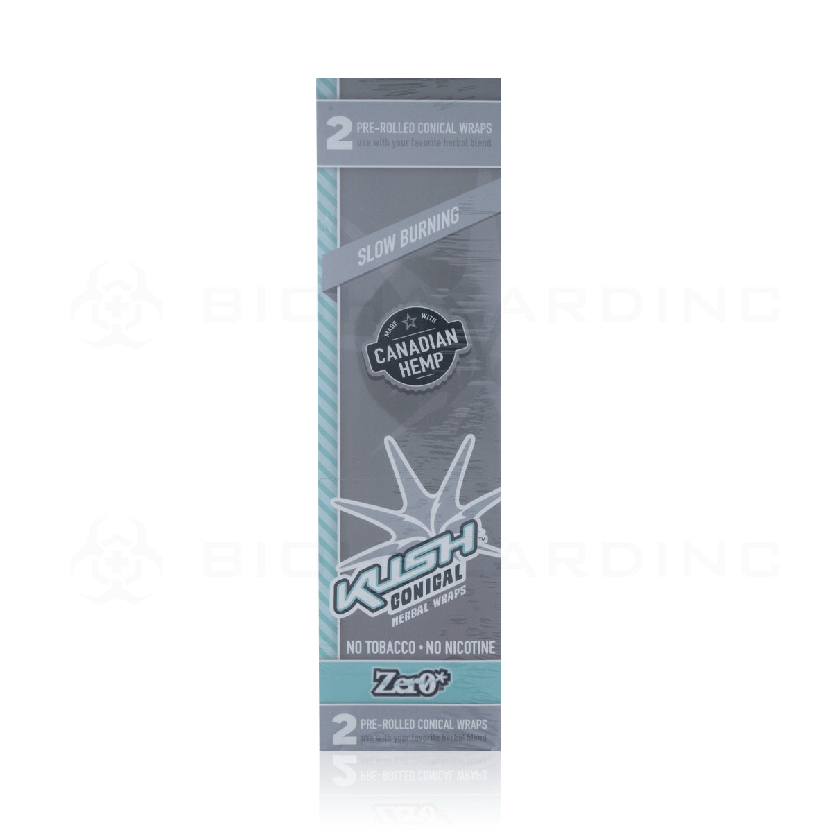 KUSH® | Conical Herbal Wraps | Various Flavors - 15 Count Hemp Wraps Kush Zero
