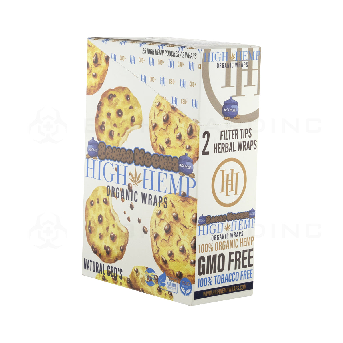 High Hemp | Organic Hemp Blunt Wraps | 100mm - Baked Kookie - 25 Count Hemp Wraps High Hemp   