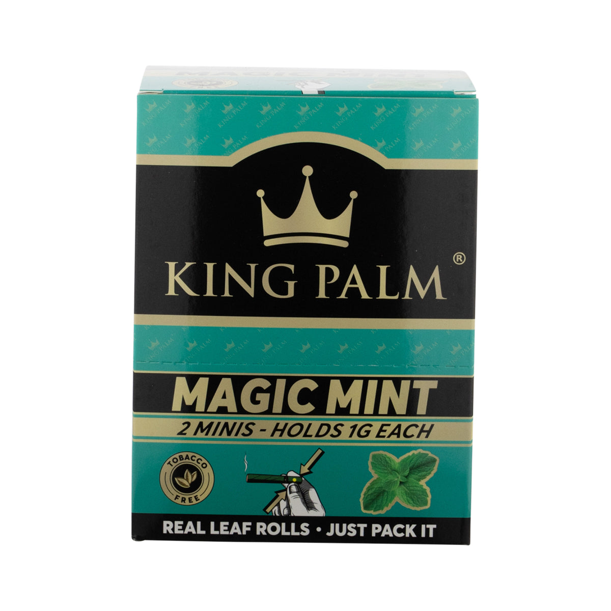 King Palm™ | Mini Rolls | 2 Pack - Various Flavors - 20 Count Palm Pre Rolled Wraps Biohazard Inc