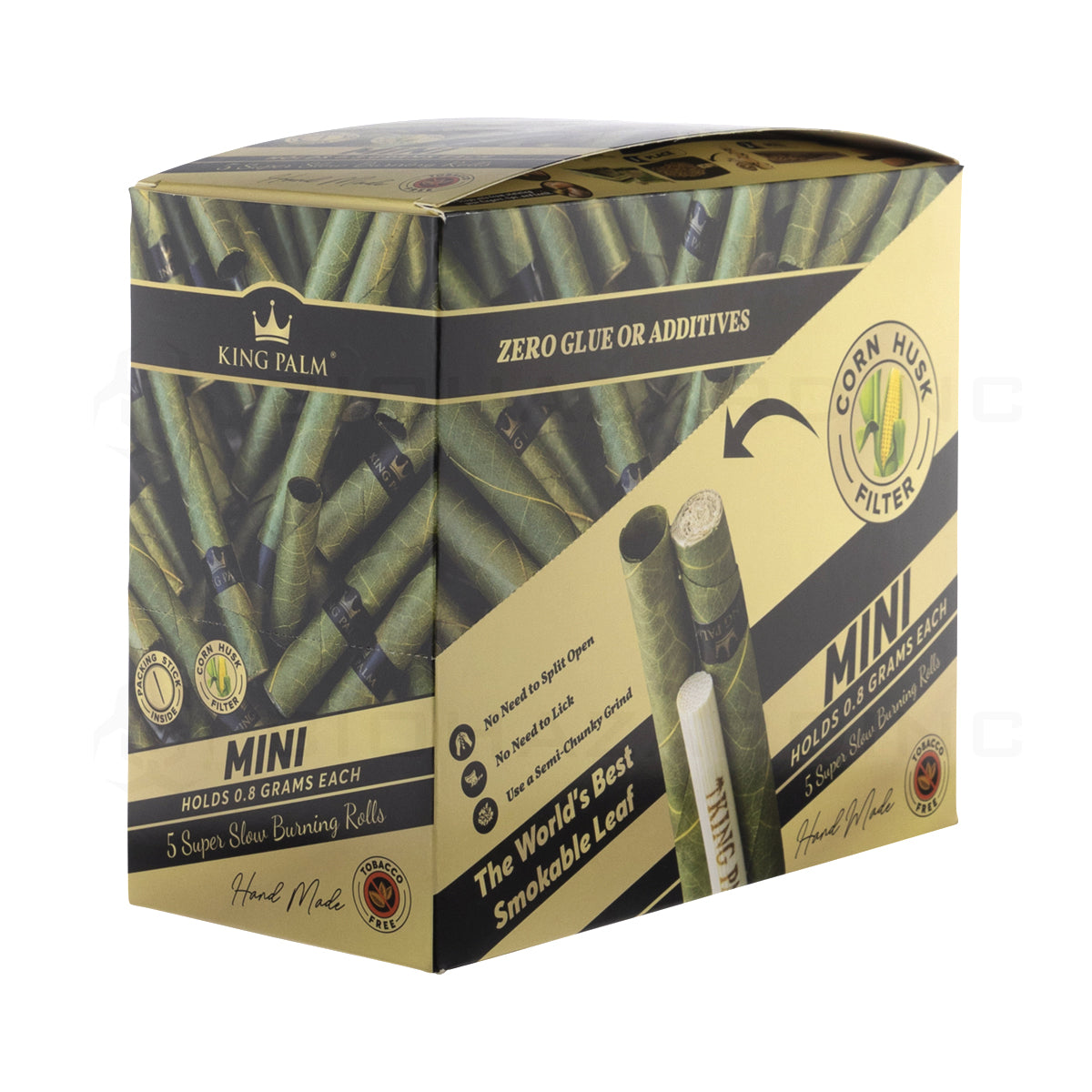 King Palm™ | Wholesale Mini Rolls | 15 Count - Various Flavors Palm Pre Rolled Wraps King Palm Natural