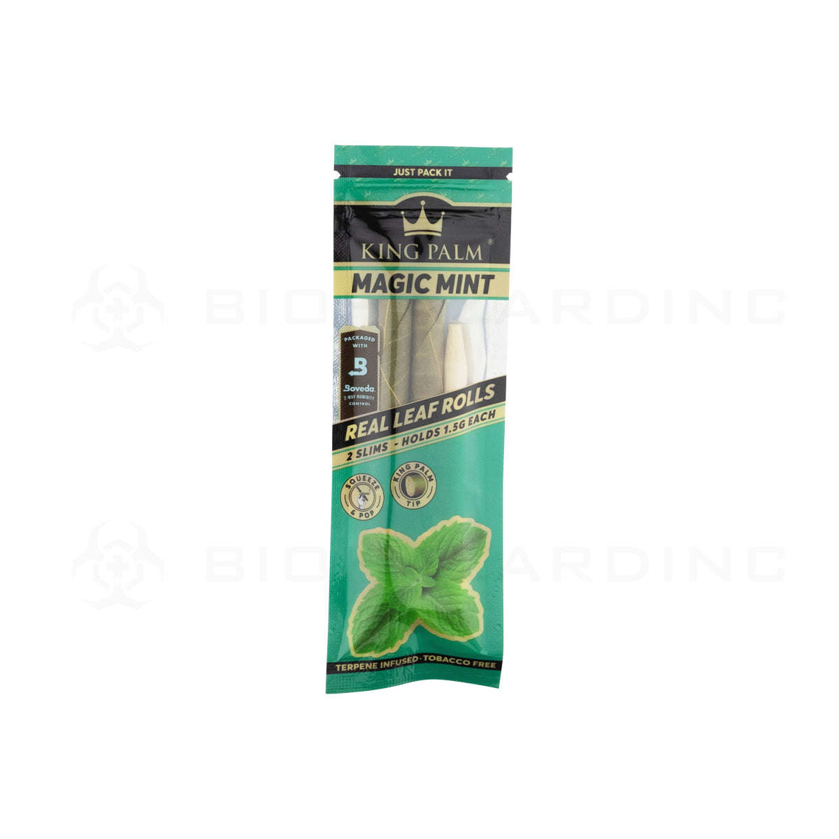 King Palm™ | Wholesale Slim Rolls | Various Flavors Palm Pre Rolled Wraps Biohazard Inc