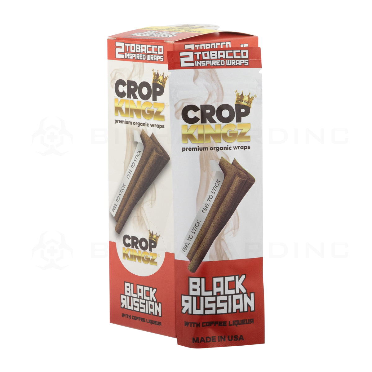 Crop Kingz | Organic Hemp Wraps | Various Flavors - 15 Count Hemp Wraps Crop Kingz Black Russian