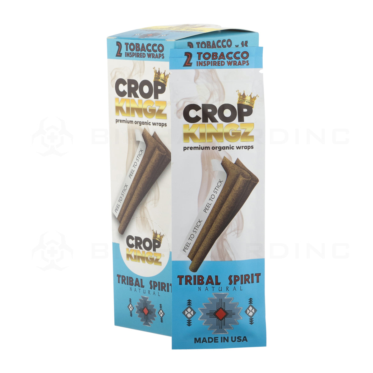 Crop Kingz | Organic Hemp Wraps | Various Flavors - 15 Count Hemp Wraps Crop Kingz Tribal Spirit