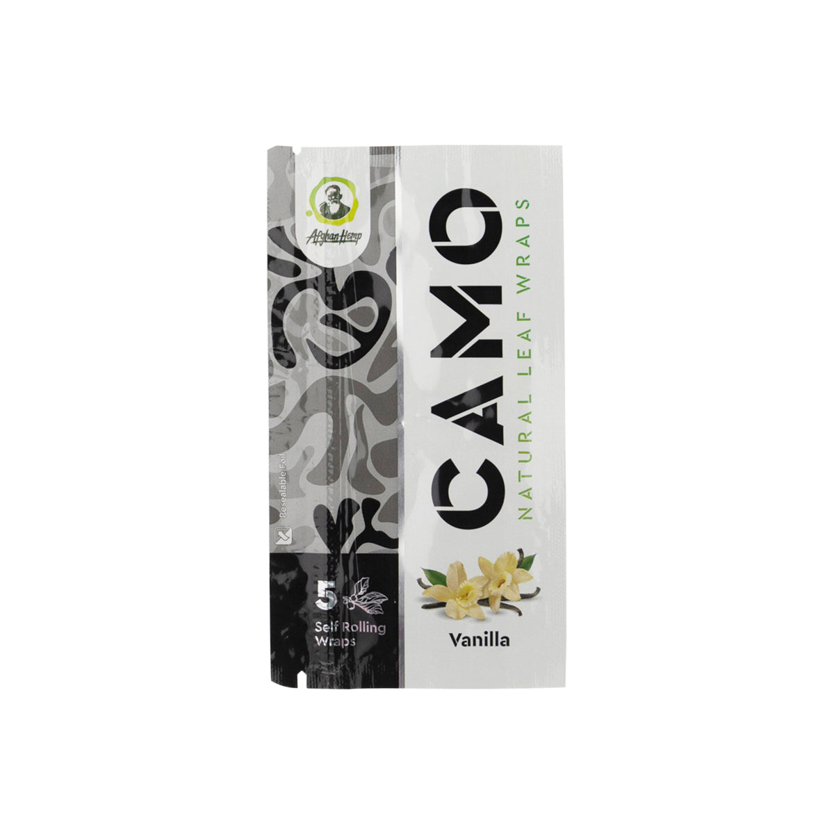CAMO | Natural Leaf Blunt Wraps | 109mm - 25 Count - Various Flavors Natural Wraps CAMO
