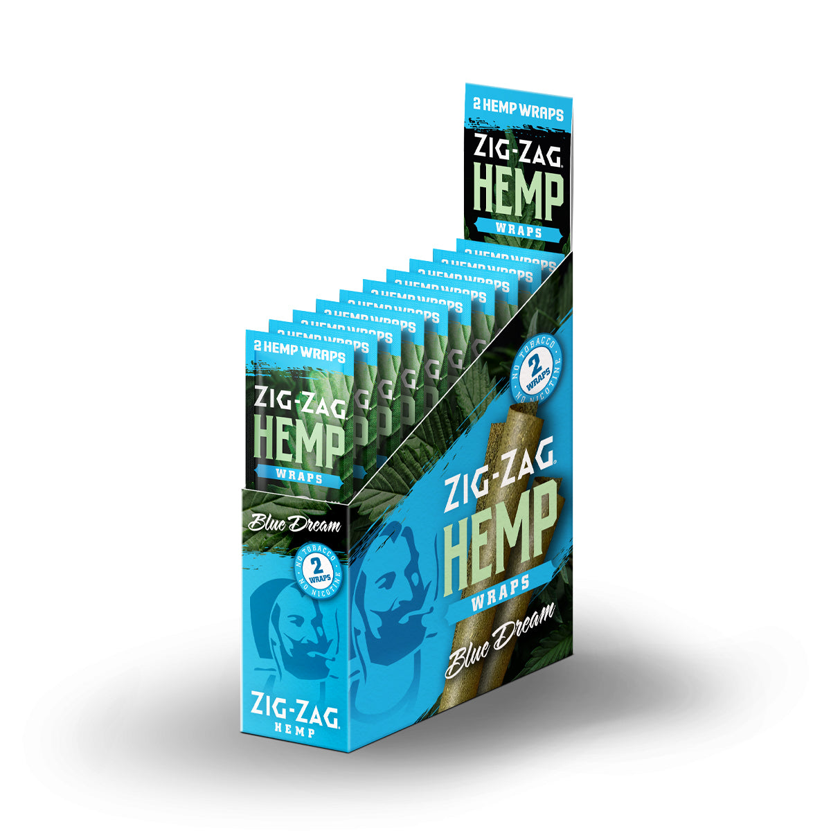 Zig Zag® | Wholesale Hemp Blunt Wraps - Non Pre-Priced | 105mm - 25 Count - Various Flavors Hemp Wraps Zig Zag