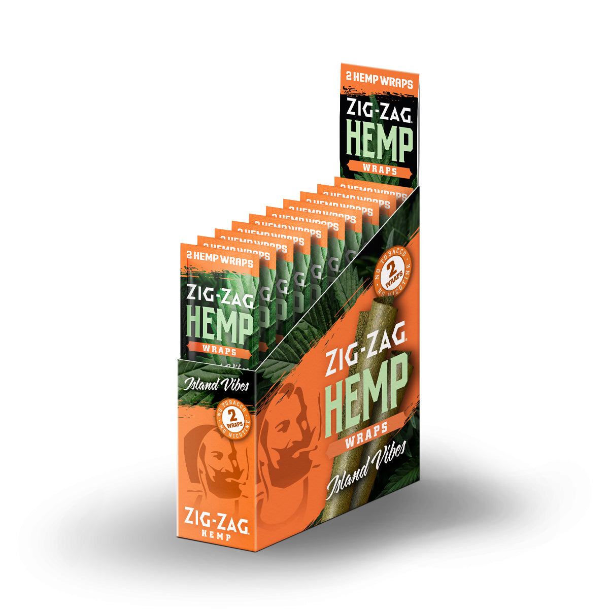 Zig Zag® | Wholesale Hemp Blunt Wraps - Non Pre-Priced | 105mm - 25 Count - Various Flavors Hemp Wraps Zig Zag