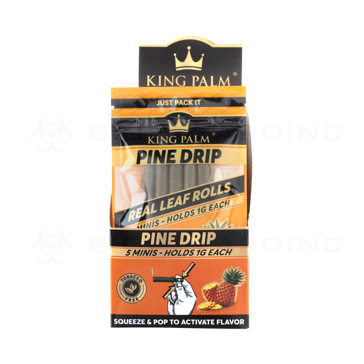 King Palm™ | Wholesale Mini Rolls | 15 Count - Various Flavors Palm Pre Rolled Wraps King Palm