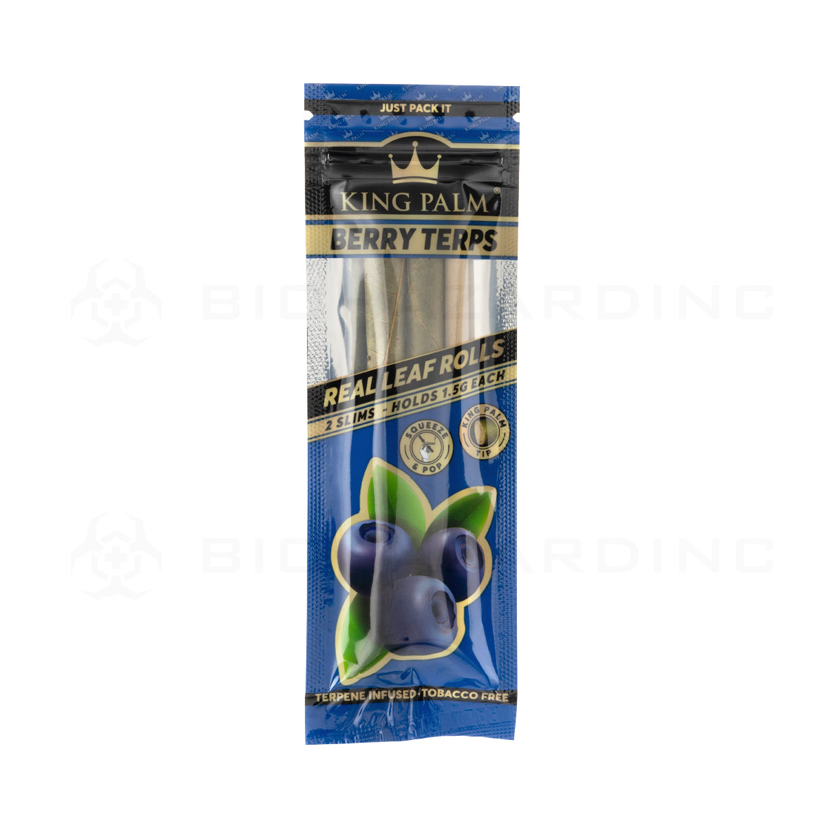 King Palm™ | Wholesale Slim Rolls | Various Flavors Palm Pre Rolled Wraps Biohazard Inc