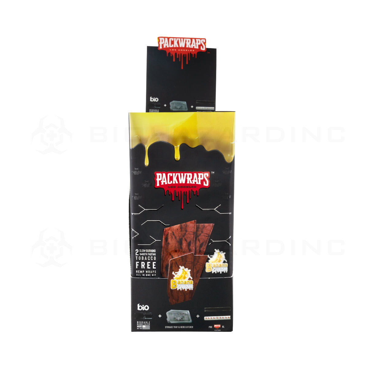 Packwraps™ x BIO™ x Twisted™ | All-in-One Hemp Wrap Kit | 10 Count - Various Flavors Hemp Wraps Packwoods