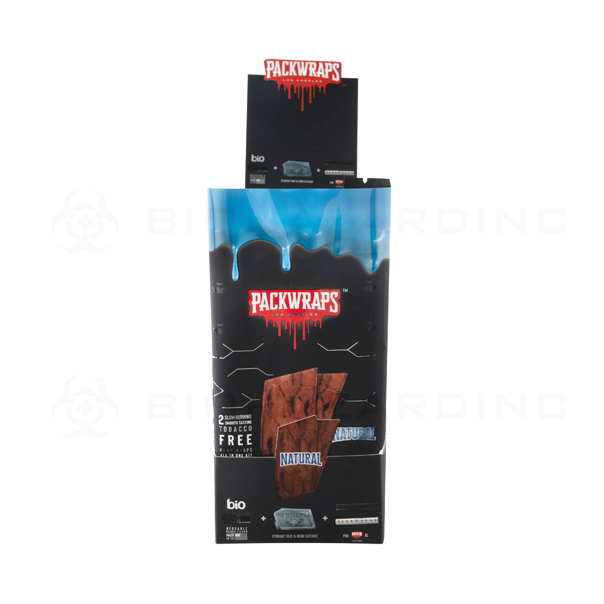 Packwraps™ x BIO™ x Twisted™ | All-in-One Hemp Wrap Kit | 10 Count - Various Flavors Hemp Wraps Packwoods