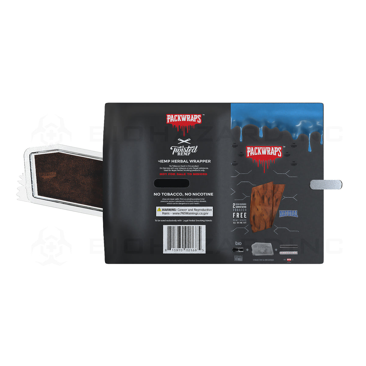 Packwraps™ x BIO™ x Twisted™ | All-in-One Hemp Wrap Kit | 10 Count - Various Flavors Hemp Wraps Packwoods