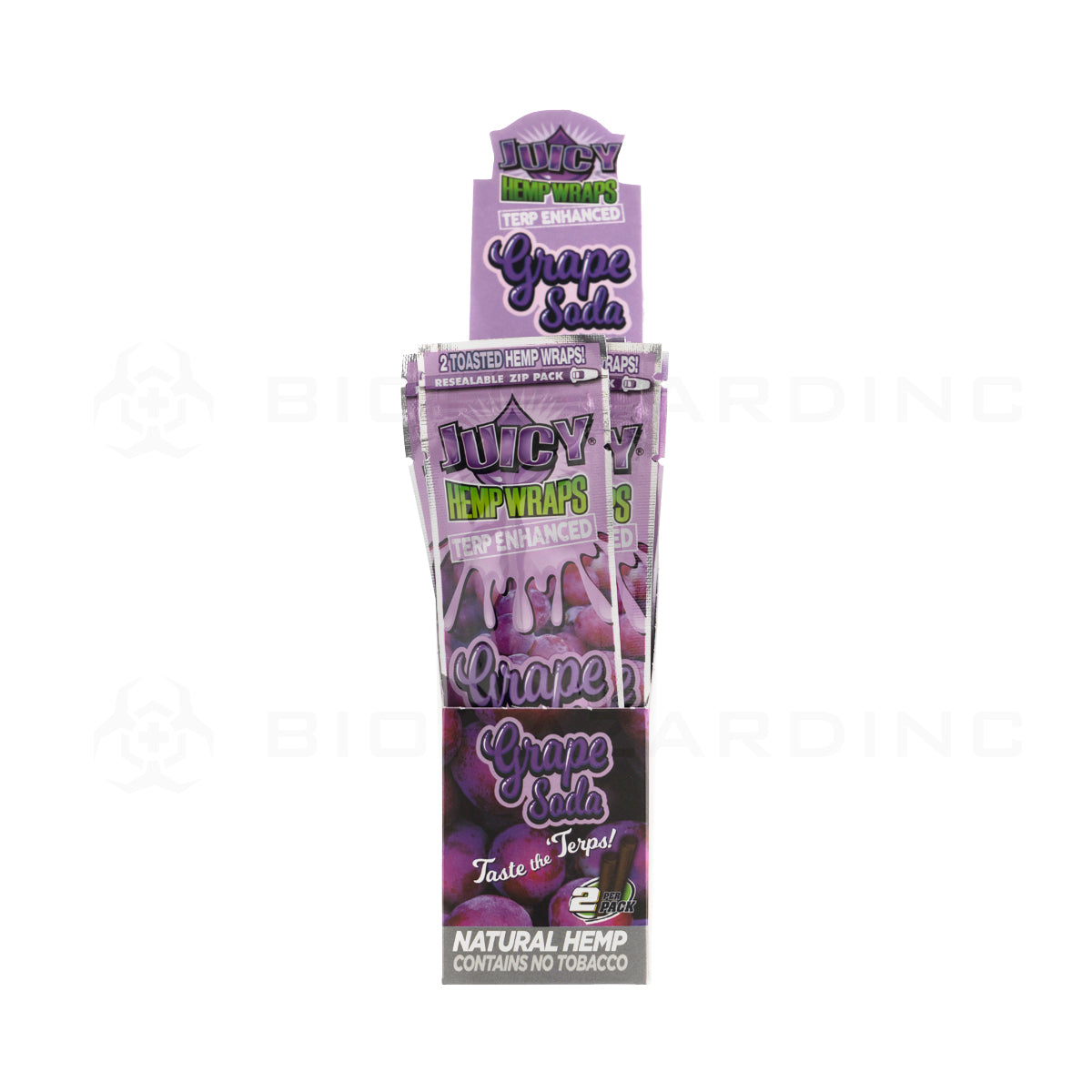 Juicy Jay's® | Hemp Blunt Wraps | Grape Soda - 25 count Hemp Wraps Juicy Jay's