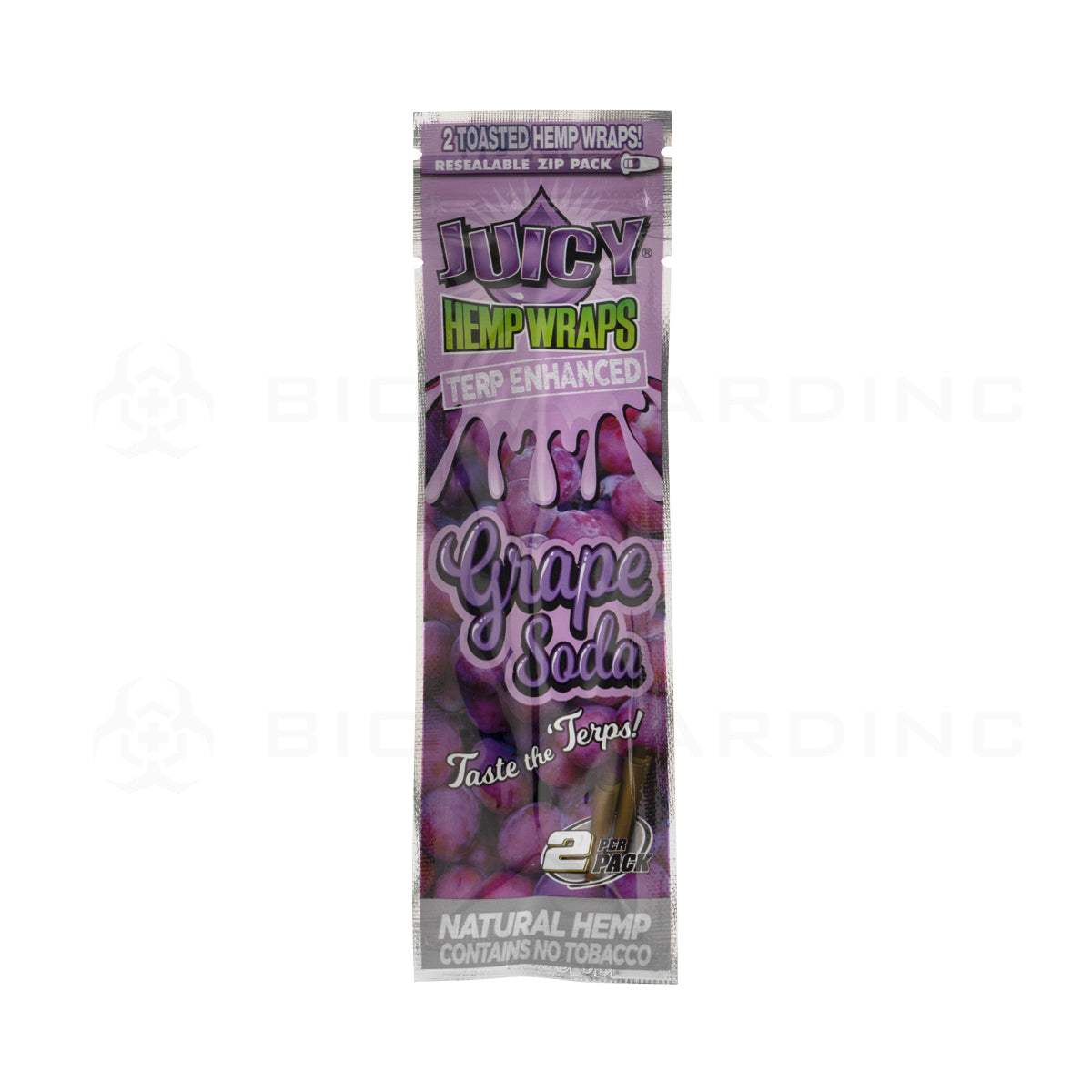 Juicy Jay's® | Hemp Blunt Wraps | Grape Soda - 25 count Hemp Wraps Juicy Jay's