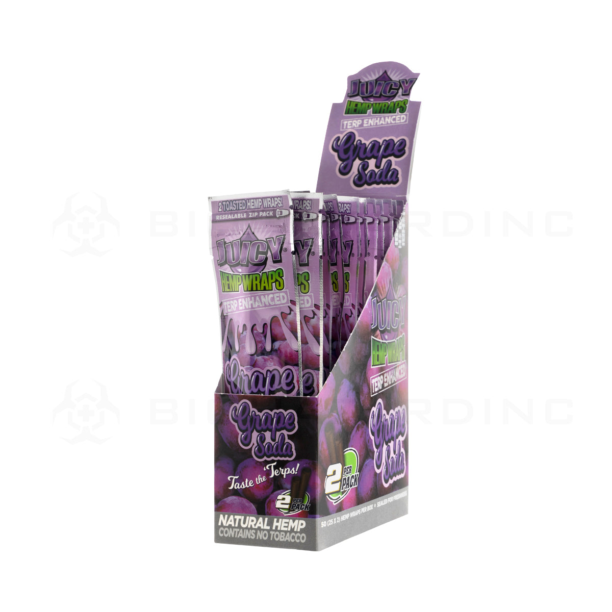 Juicy Jay's® | Hemp Blunt Wraps | Grape Soda - 25 count Hemp Wraps Juicy Jay's