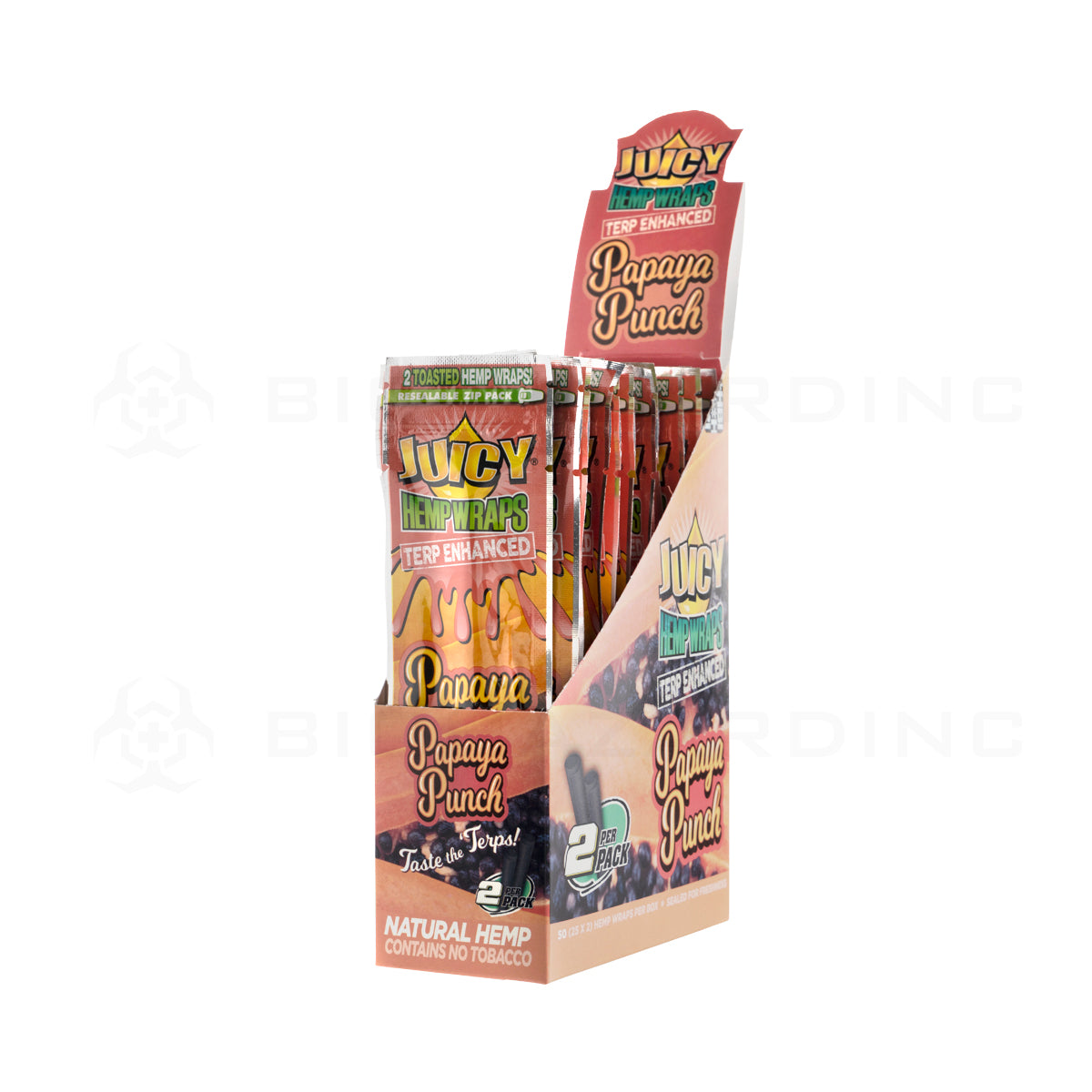 Juicy Jay's® | Hemp Blunt Wraps | Papaya Punch - 25 count Hemp Wraps Juicy Jay's
