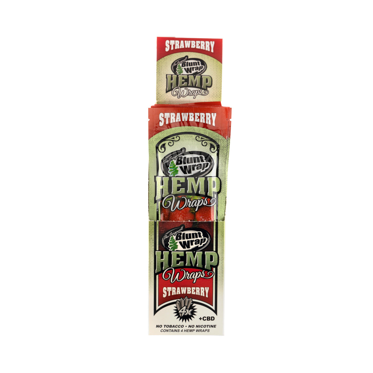Original Blunt Wrap | 'Retail Display' Hemp Wrap | 105mm - Various Flavors - 15 Count Hemp Wraps Original Blunt Wrap
