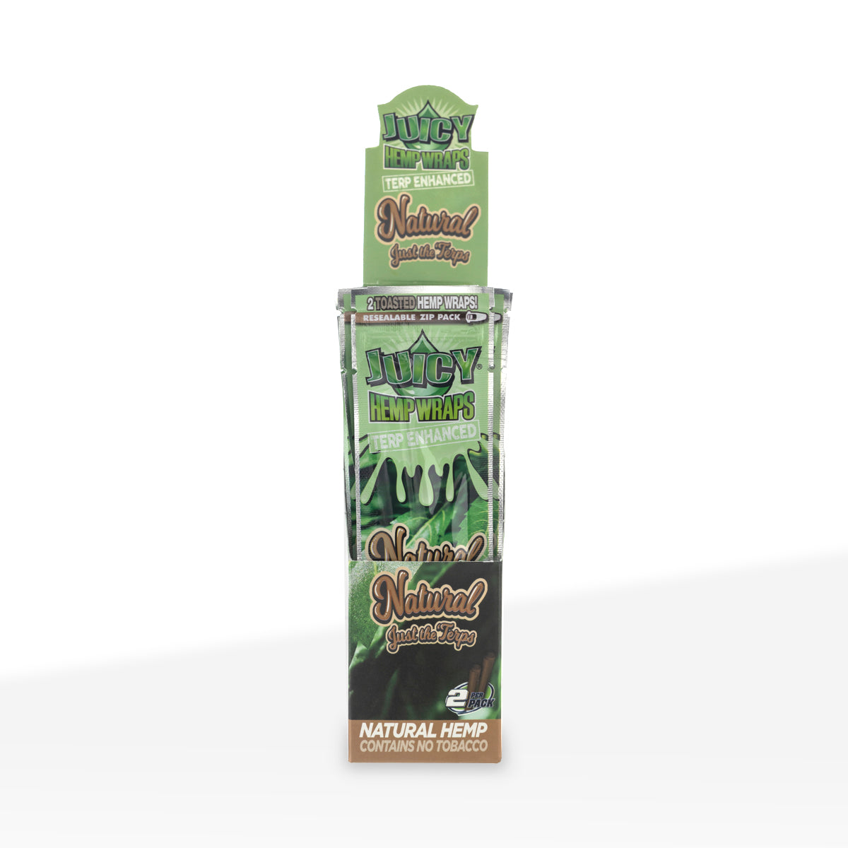 Juicy Jay's® | Hemp Blunt Wraps | Natural - 25 count Biohazard Inc